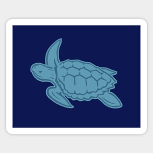 Blue Sea Turtle Sticker